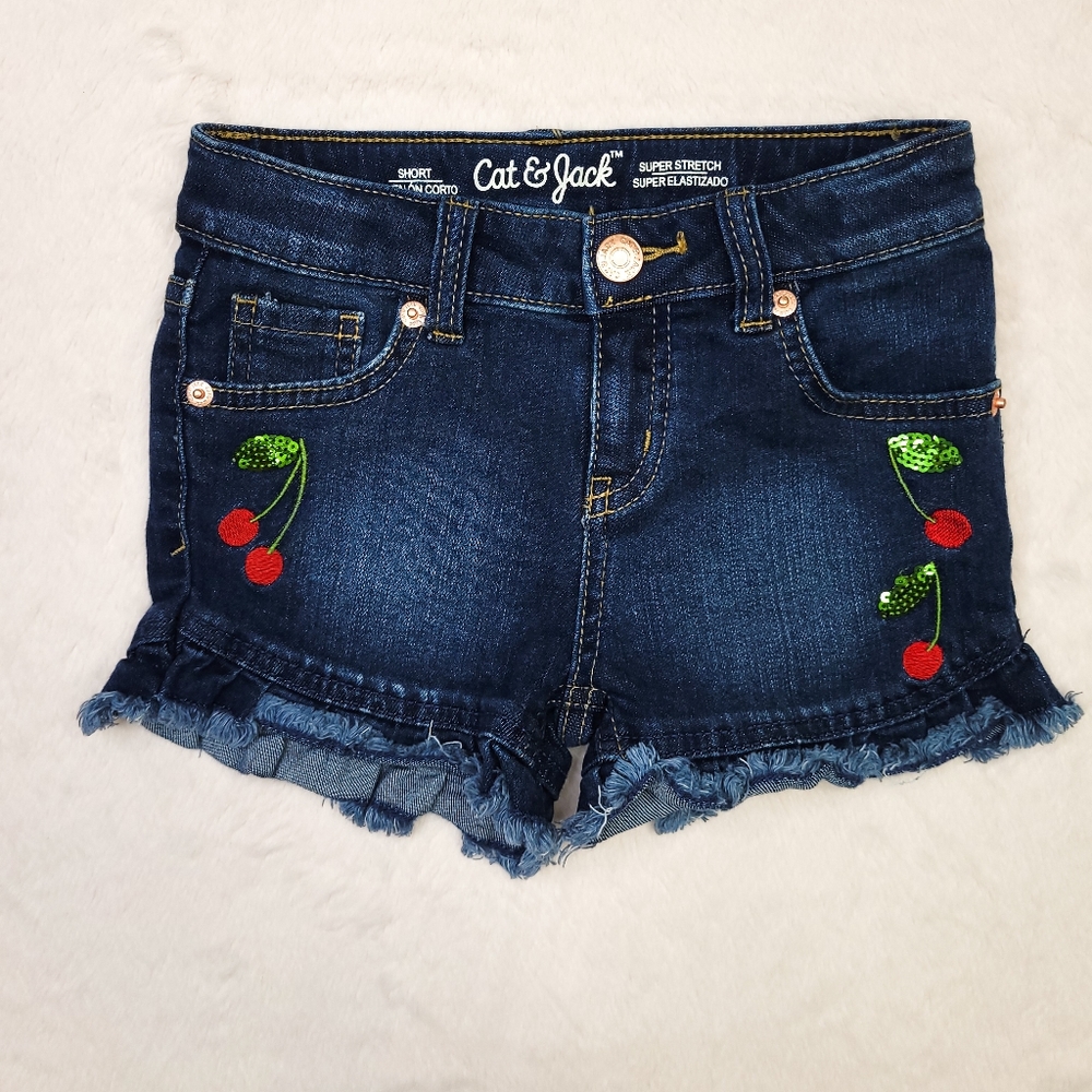 Cat & Jack Jean Shorts size xs (4/5)